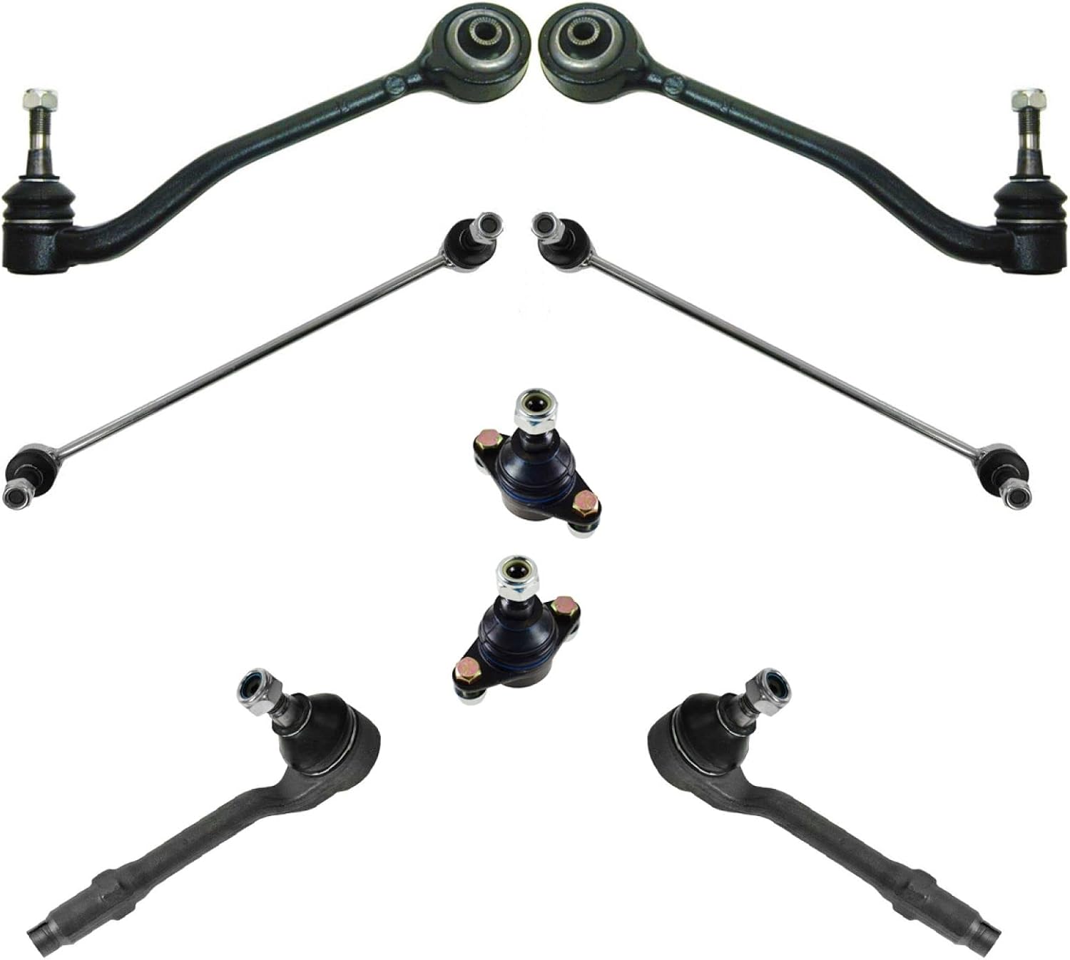 TRQ Front Steering & Suspension Kit for 2000-2003 BMW X5