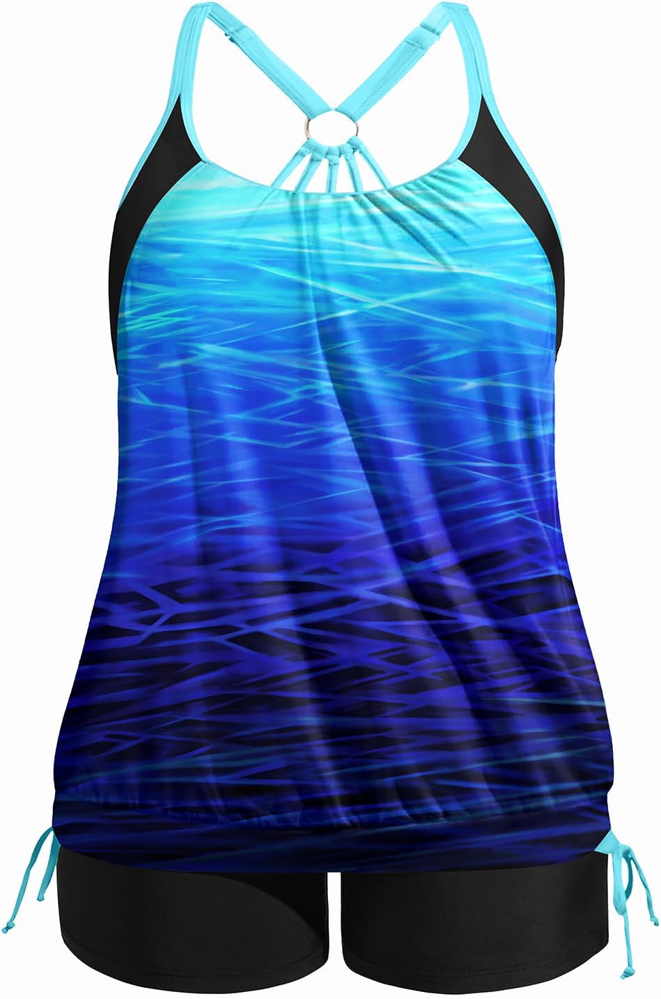 Plus Size Tankini Swimsuits for Women with Tummy Control