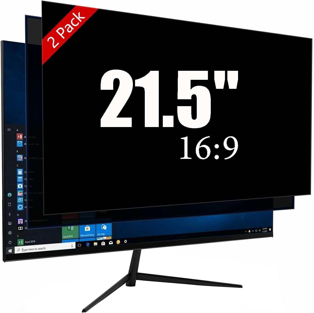 Ceydebne 21.5 Inch Privacy Screen for Monitor - 2 Pack