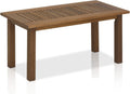 Furinno Tioman Hardwood Patio Coffee Table in Teak Oil - Compact