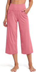 Wide Leg Capri Pants for Women - Breathable Yoga Cropped Comfort