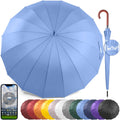Royal Walk Windproof Large Umbrella for Rain 54 in Automatic Open