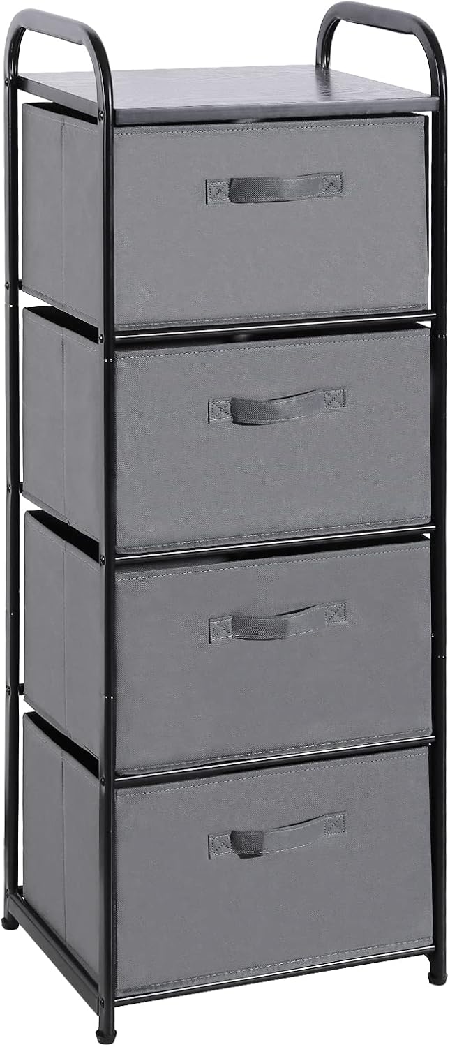 MAX Houser 4 Drawer Fabric Dresser for Stylish Storage Solutions