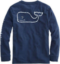 vineyard vines Boys Long-Sleeve Vintage Whale Pocket Tee - Soft mess