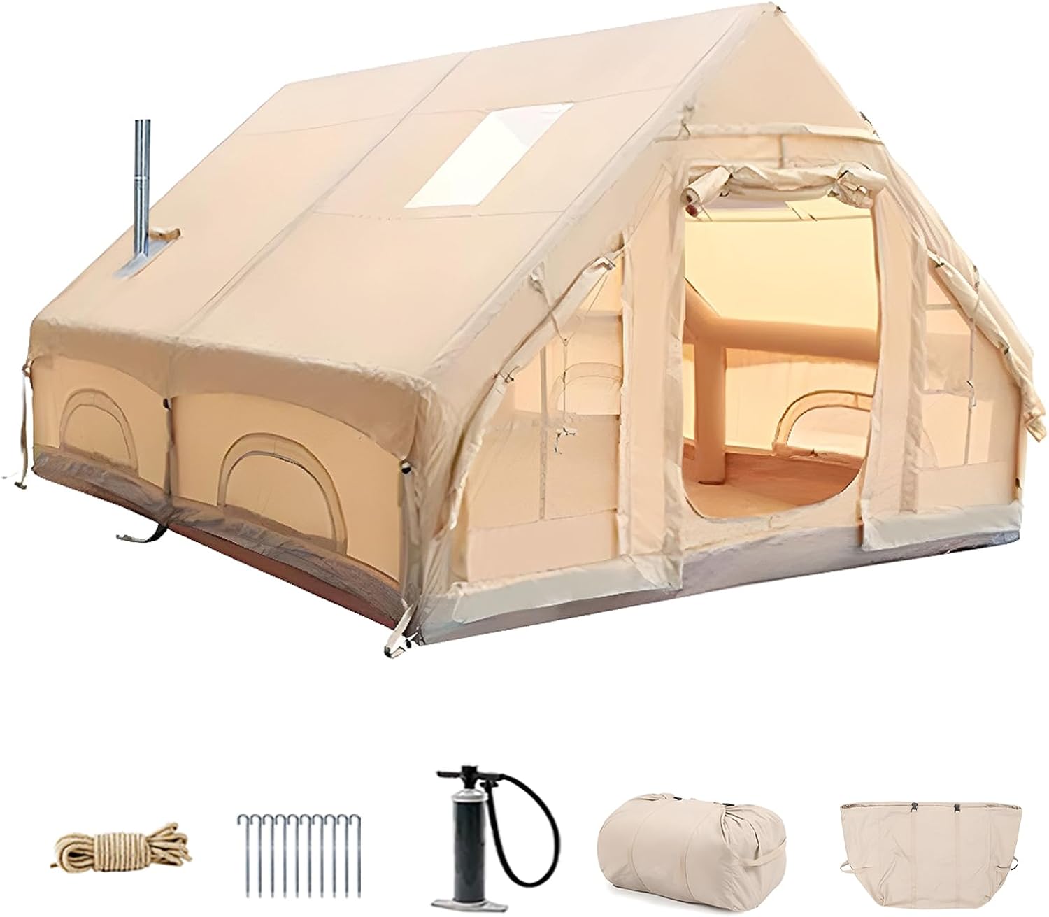 Easy Setup Inflatable Camping Tent by SENLEETO