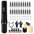 Tattoo Gun Kit Complete Wireless Tattoo Machine - Starter Kit