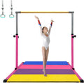Gymnastics Bar for Kids Ages 3-15 - Adjustable 35 to 54 in Height