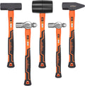 HORUSDY 5-Piece Hammer Set - Versatile Professional Hand Tools
