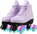 Roller Skates for Women and Men Cowhide High-Top Shoes Unisex