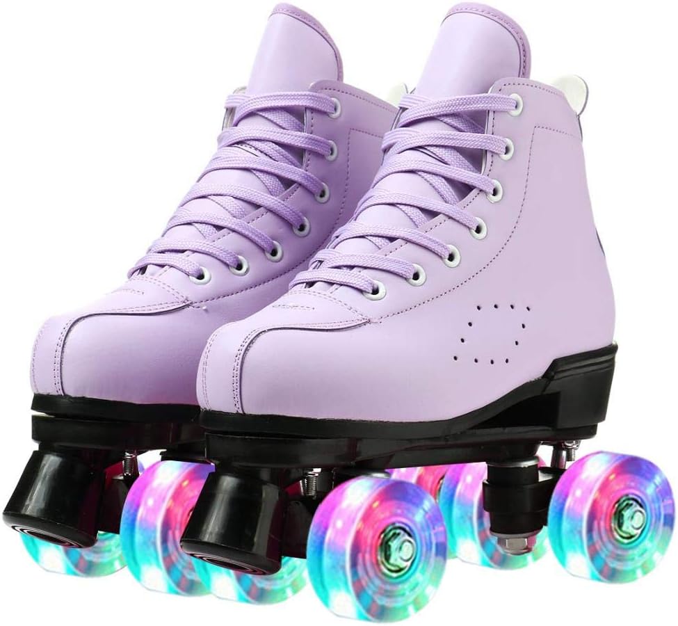 Classic Double-Row Roller Skates for Men and Women - High-Top