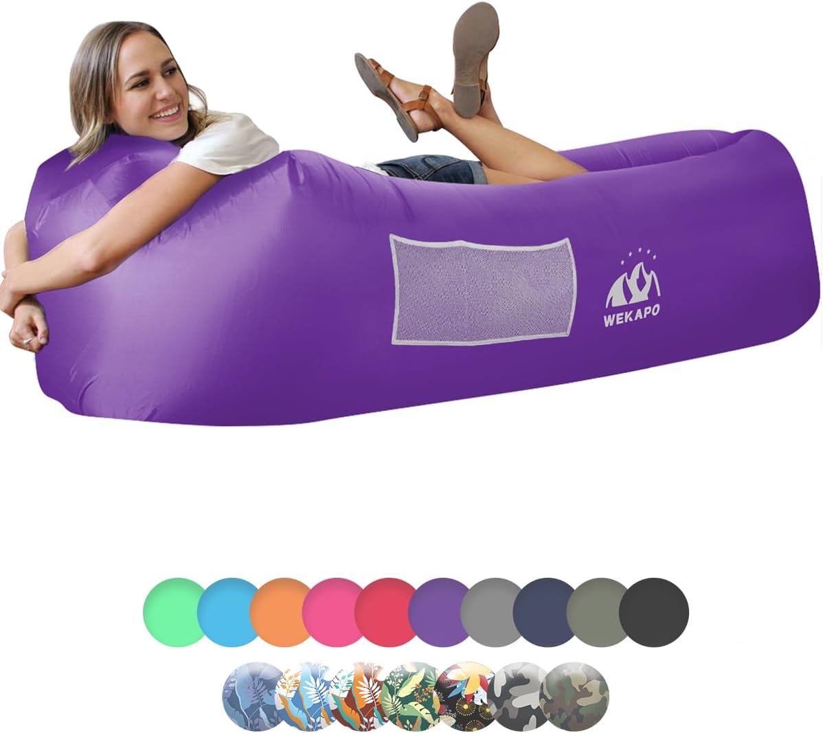 WEKAPO Inflatable Sun Lounger for Ultimate Relaxation Anywhere