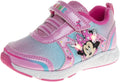 Disney Girls Minnie Mouse Light Up Laceless Running Shoes - Fun Steps