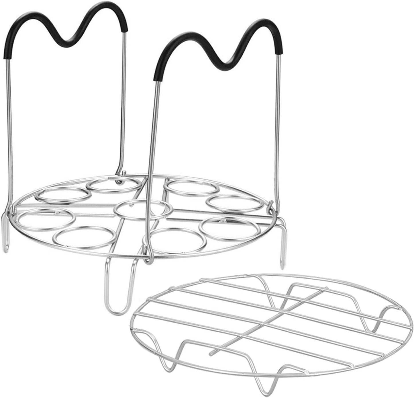 HOSIMAY 9-Hole Egg Steamer & Trivet Set