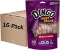 Dingo Twist Sticks 50 Count - Delicious Treat for Dogs