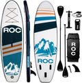 Roc Inflatable SUP Board with 350lb Capacity - Wide Stable Design