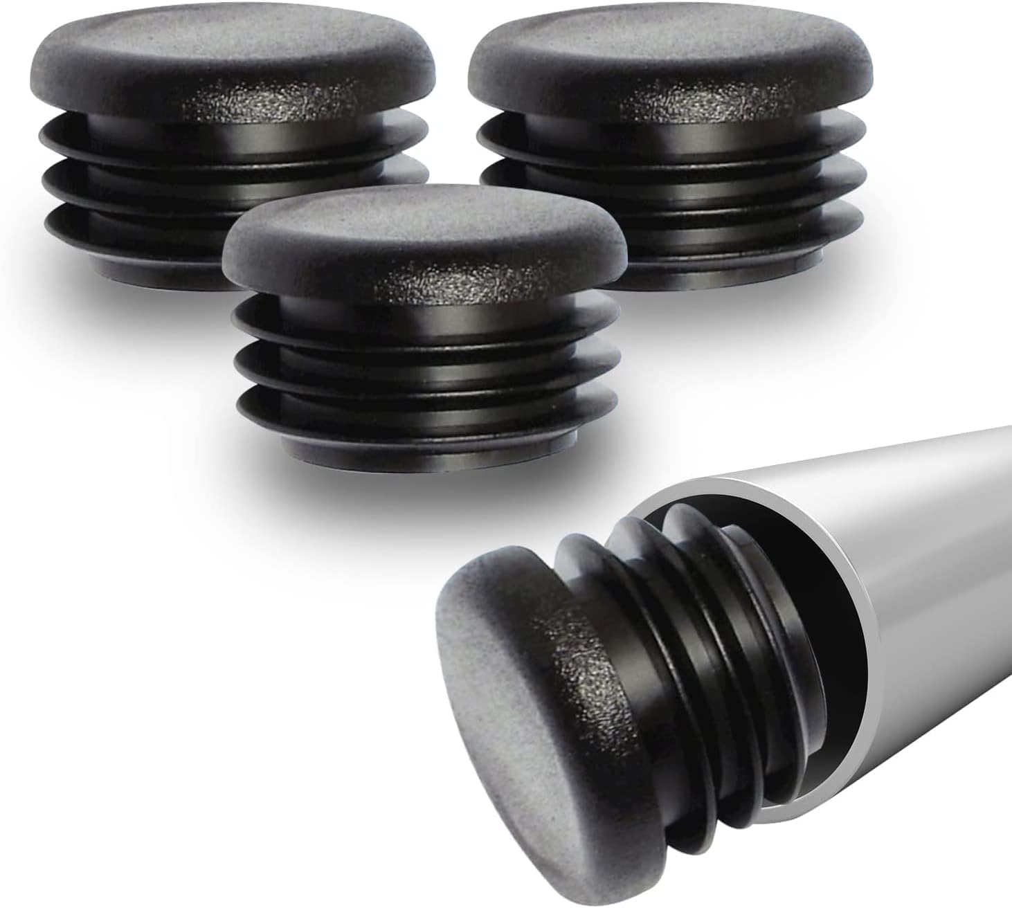 1.75-Inch Round Plastic Hole Plugs for Tubing and Fences