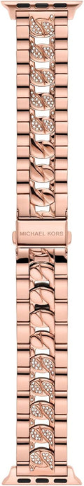 Michael Kors Band for Apple Watch - Rose Gold Stainless Steel Chic