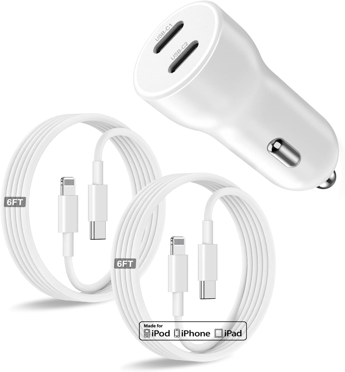 Fast Charge Your iPhone in Car with QZVOO 45W Duo