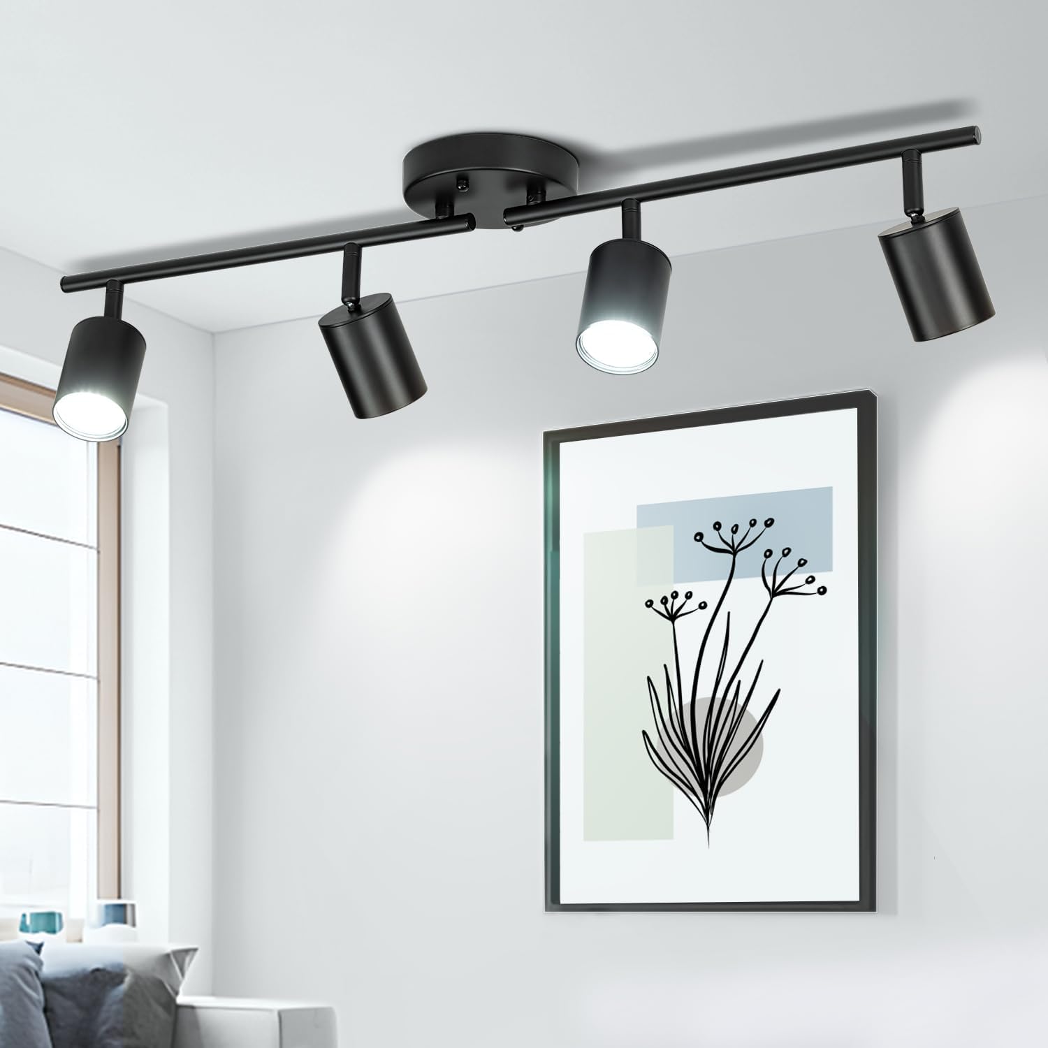 4 Ways Track Lighting with Rotatable Heads for Modern Spaces