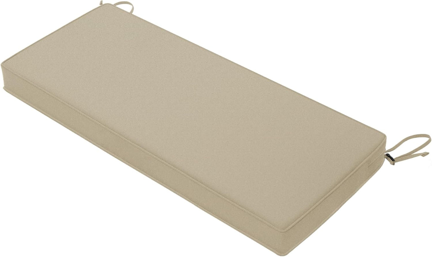 Favoyard Outdoor Bench Cushion 59 x 18 Inch Waterproof Comfort