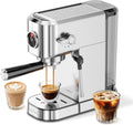 20Bar Espresso Machine Compact Espresso Maker with Milk Frother - Fast