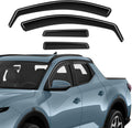 in-Channel Rain Guards Fit for Hyundai Santa Cruz 2022 2023 2024