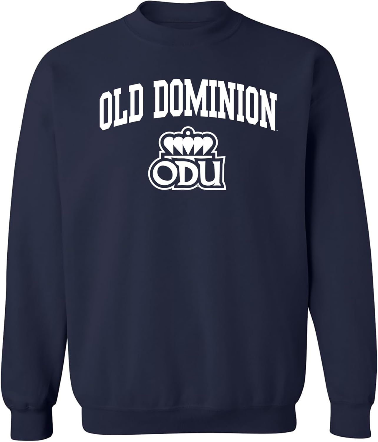 NCAA Arch Logo Team Color Crewneck Sweatshirt for Fans