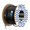 FLYPROFiber OS2 LC to LC Outdoor Armored Fiber Optic Cable - Durable