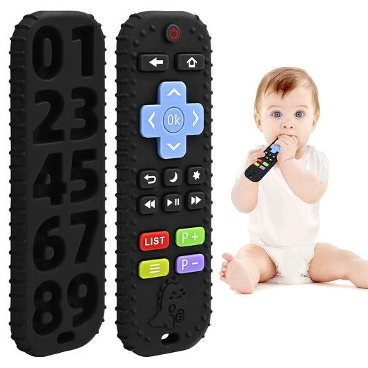 Silicone Remote Control Teether - Soothes Teething Pain! 