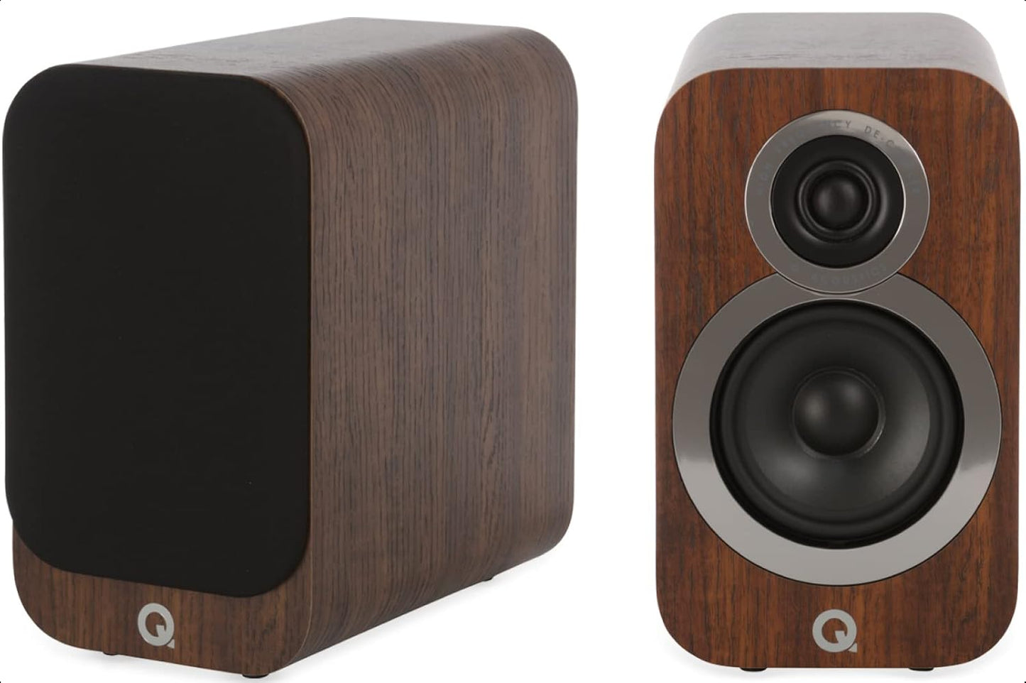 Enhanced Home Theater Sound: Q Acoustics 3010i English Walnut Speakers