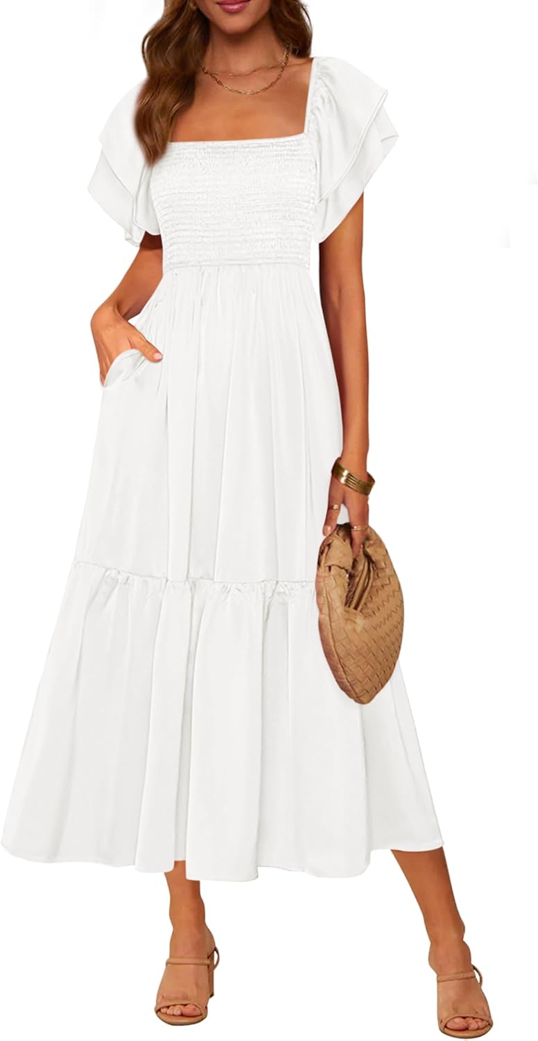 MASCOMODA Womens Summer Casual Midi Dress for Every Occasion