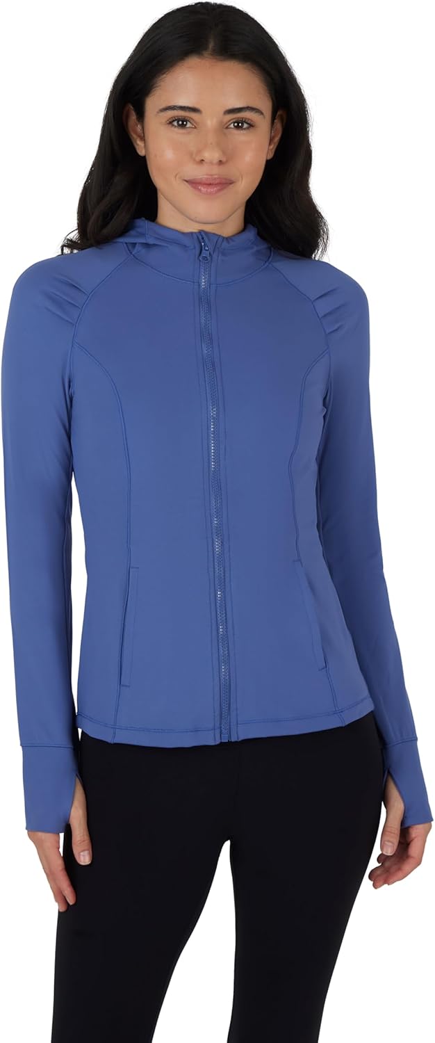 Yogalicious Lightweight Hooded Jacket for Running and Yoga