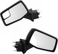 TRQ Power Heated Manual Folding Mirror Set for 2019-23 GMC Sierra