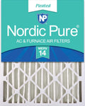 Nordic Pure 20x20x4 Pleated MERV 14 Air Filter 1 Pack - High