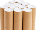 12-Pack Mailing Tubes 2 in x 24 in Kraft Paper Tubes - Secure Shipping