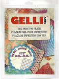 Gelli Arts Gel Printing Plate 9 in x 12 in - Reusable Monoprinting
