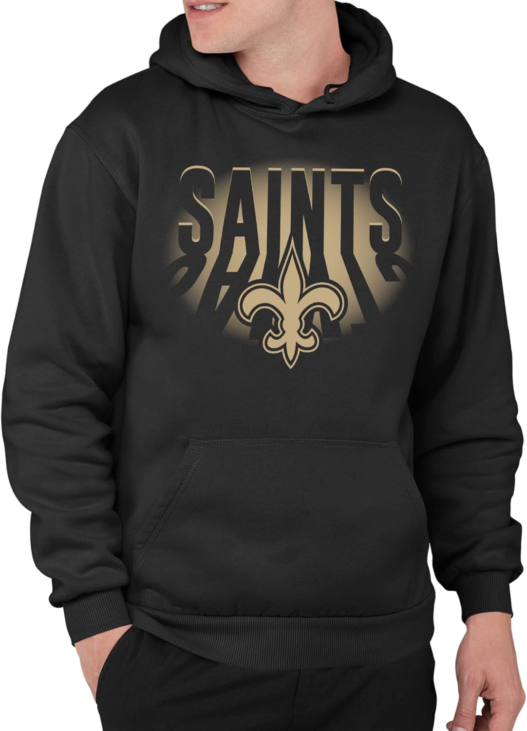New Orleans Saints Unisex Adult Pullover Hoodie - NFL Apparel