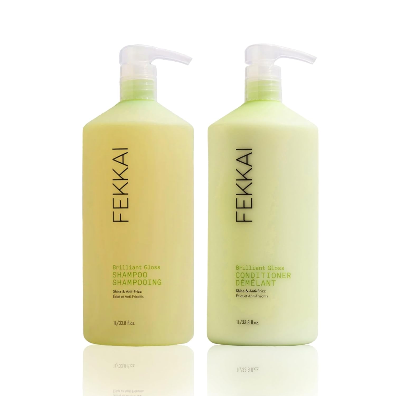 FEKKAI Brilliant Gloss Duo 1L - 4X Shine, Sulphate-Free