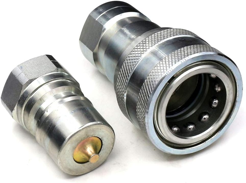 Hydraulic Coupler 3/4in NPT Quick Connect for Heavy Duty Use