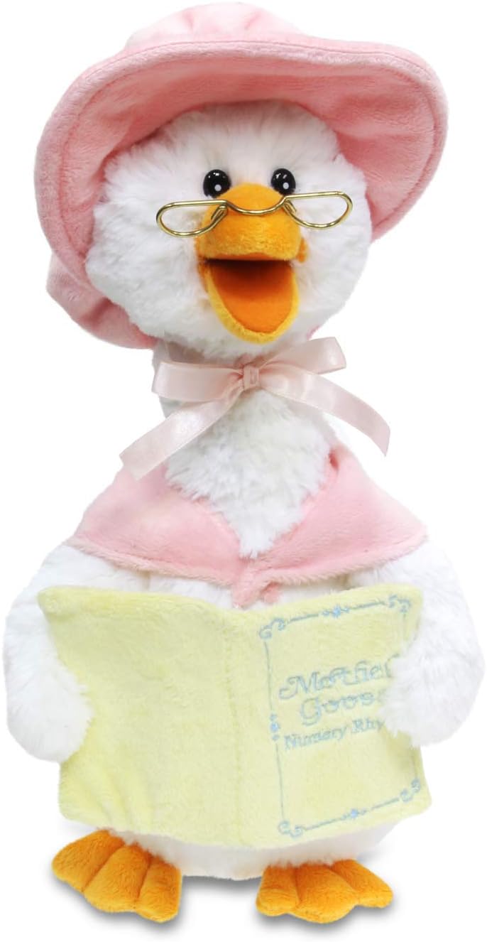 Interactive Nursery Rhyme Stuffed Goose, 14