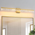39-Inch Brushed Gold Vanity Light Fixture - Dimmable 3000K
