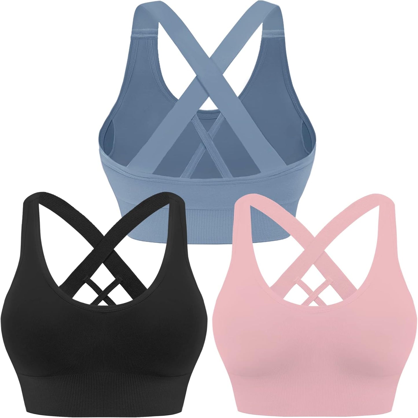 Evcute Sports Bra for Women: Stylish Criss Cross Design