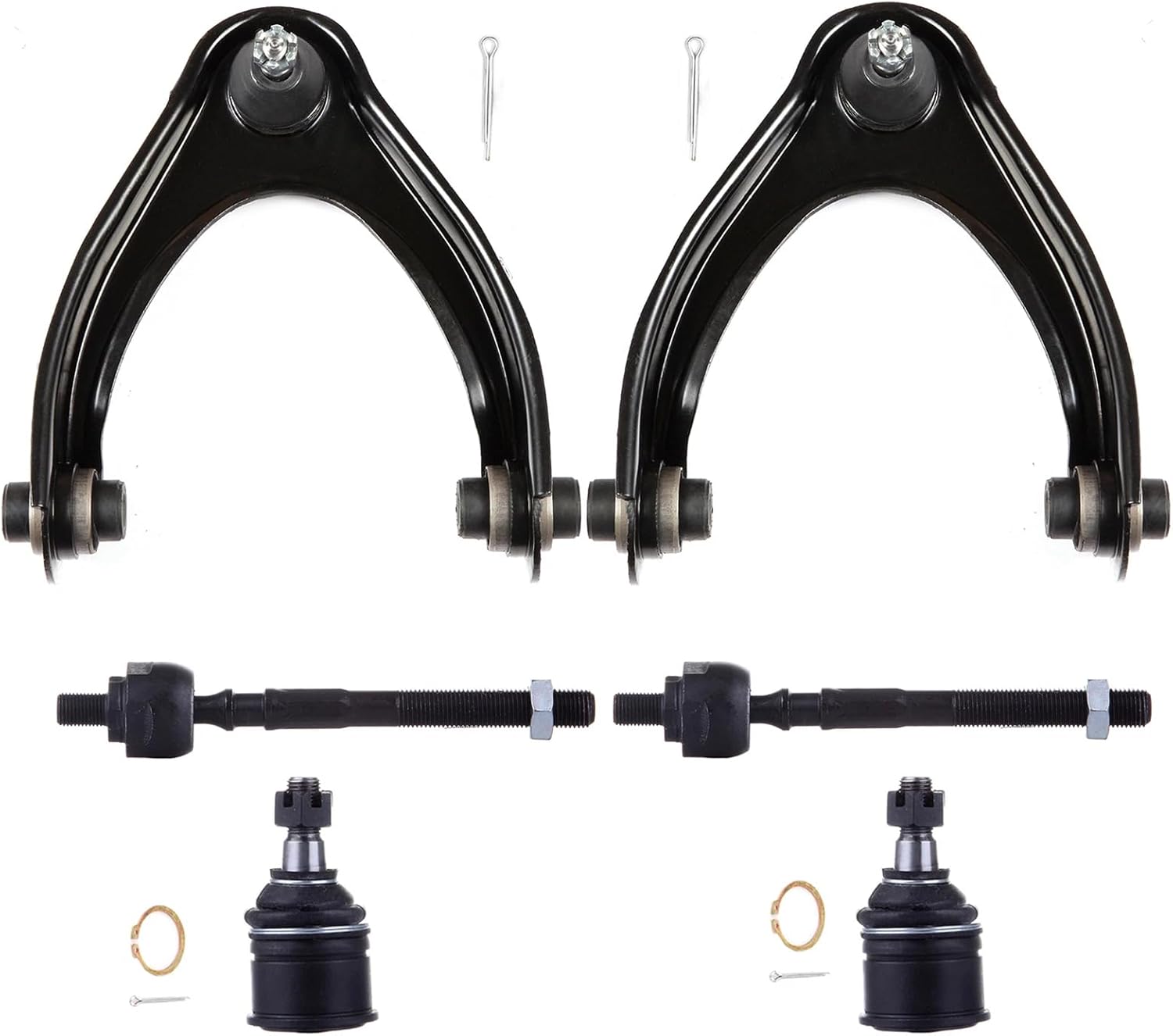 6pc Suspension Control Arm Ball Joint Tie Rod End for Honda Civic