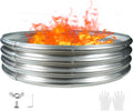 5FT Diameter Camp Fire Ring Pit - Large Galvanized Steel Fire Pit