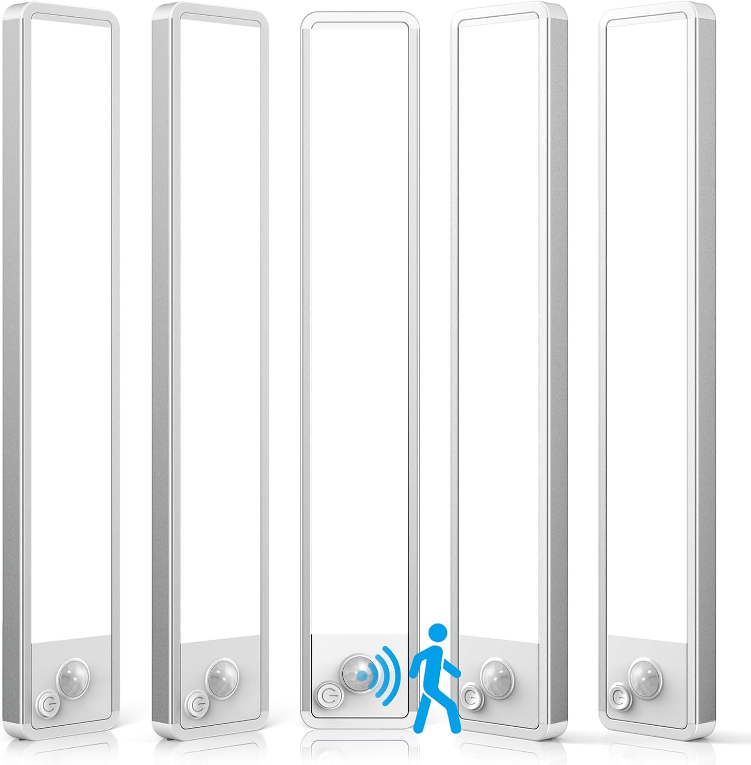 5 Pack Under Cabinet Lighting Wireless LED Motion Sensor Lights