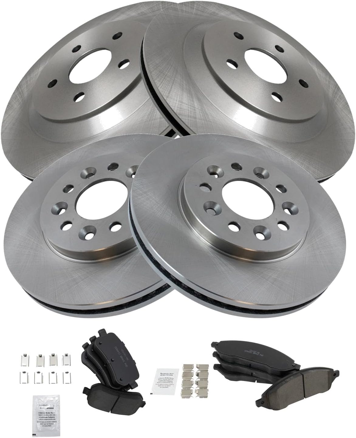 TRQ Brake Pad & Rotor Kit for 2004-2007 Ford Freestar