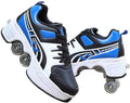 Double-Row Deform Wheel Automatic Walking Shoes - 2 in