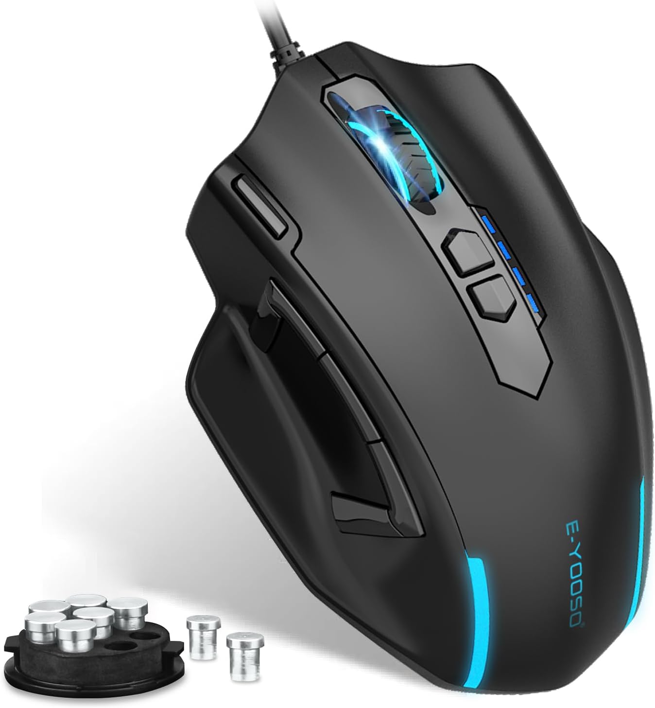 E-YOOSO Large Gaming Mouse: Rapid Fire, 12400 DPI