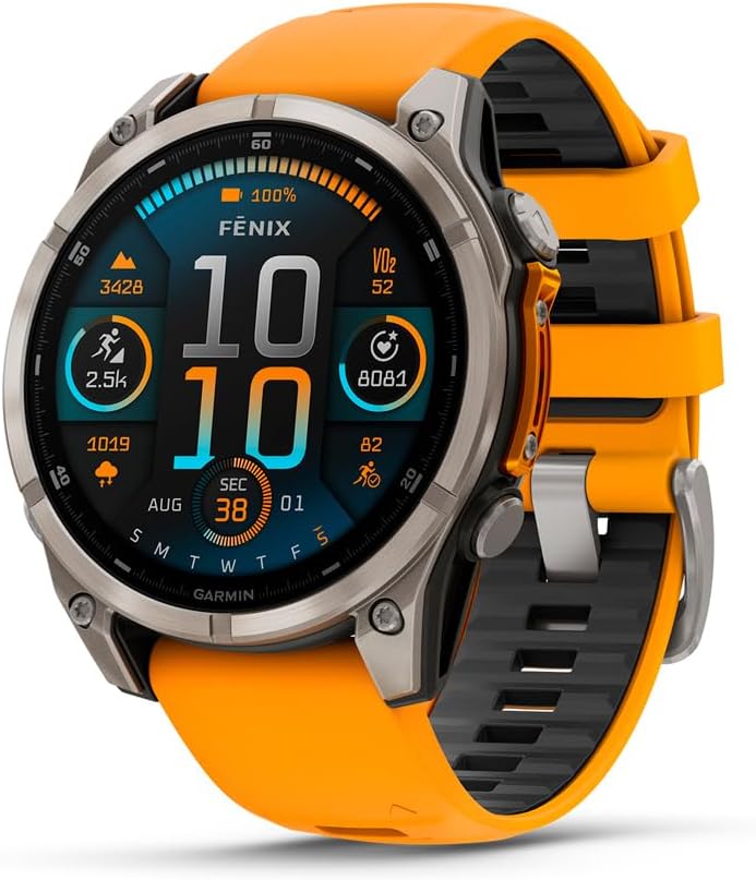 Garmin fnix 8: Dive-Rated Smartwatch with Long Battery Life