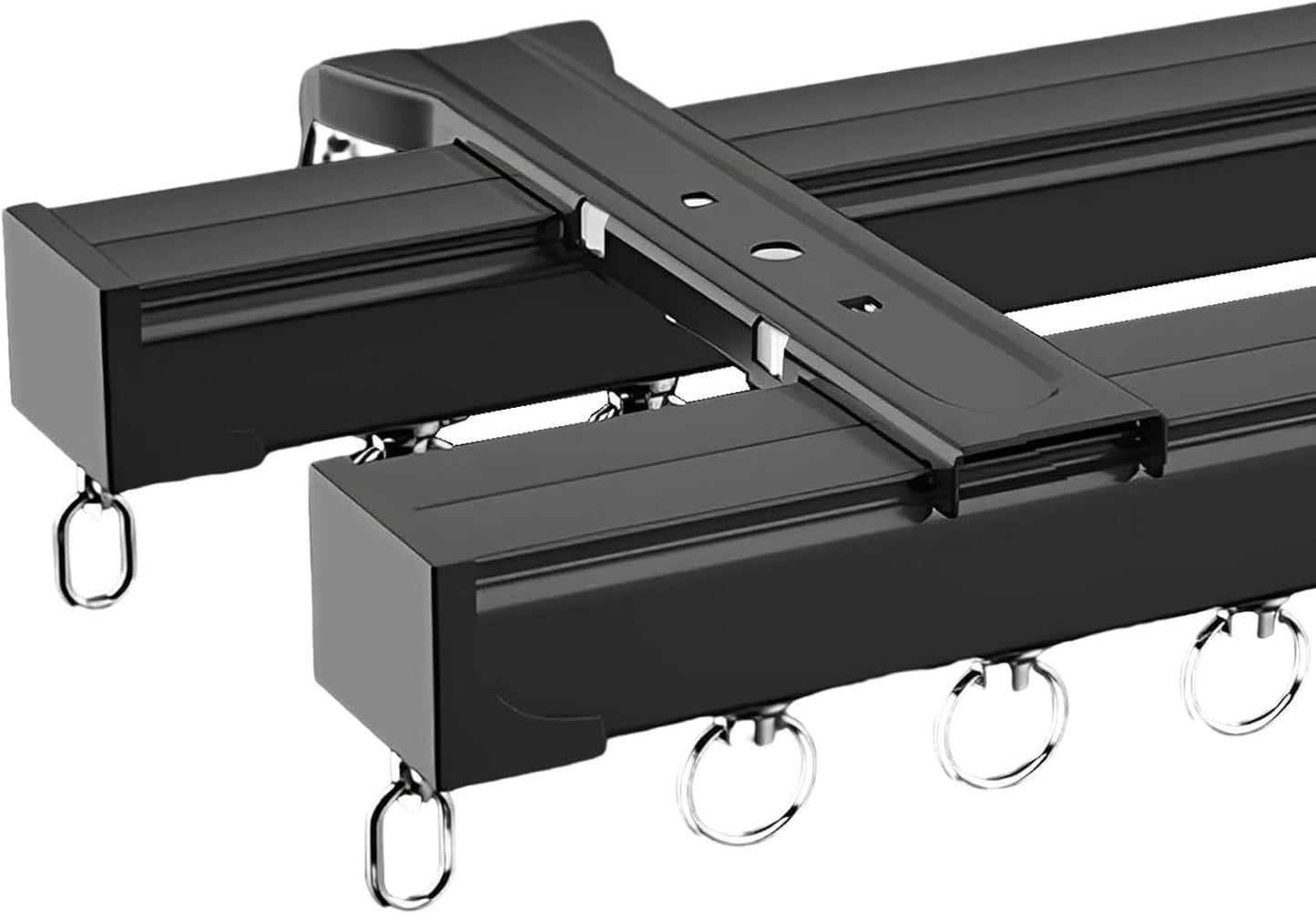 Heavy-Duty Double Track Curtain Rails - Room Divider Solution